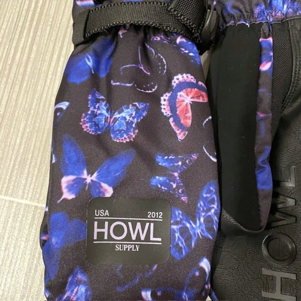 NWT Free People x Howl Fairbanks Butterfly Mittens Medium Winter Ski Snow Mitts - Picture 7 of 16